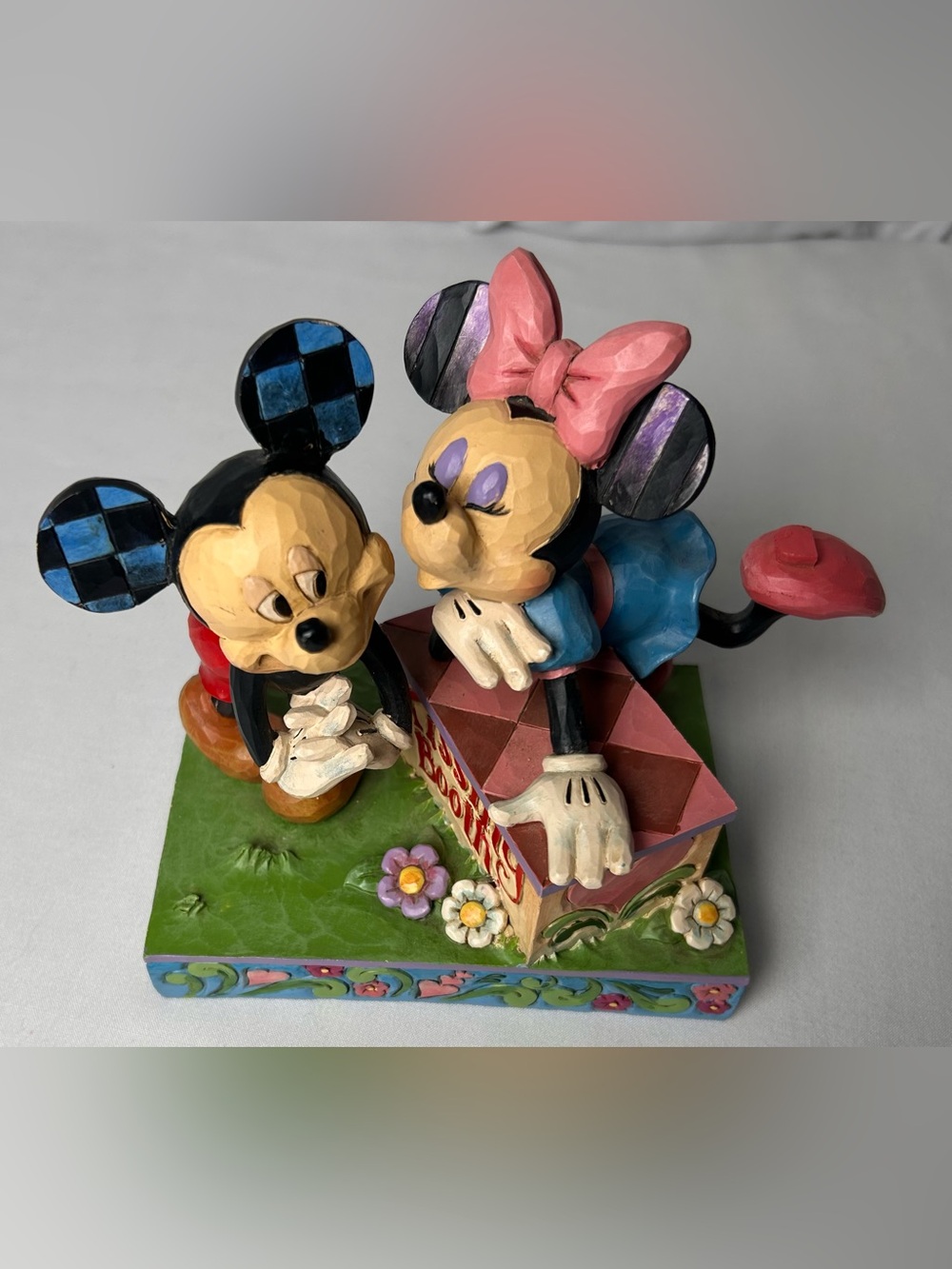 Disney Minnie & Mickey Colorful Tabletop Figurine by